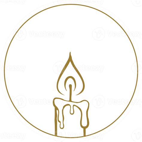 Visual Illustration of the Candle for Logo, Art Illustration, Website ...