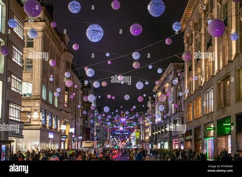 Christmas Lights in London, UK Stock Photo - Alamy