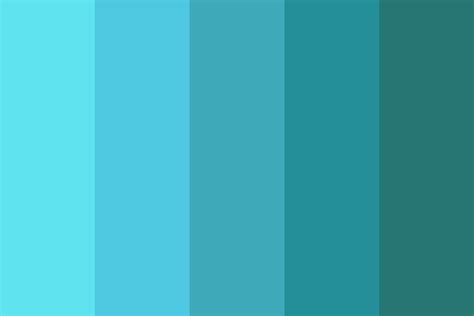 sea green shades Color Palette