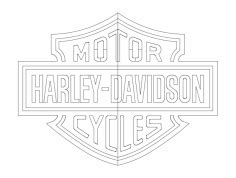 Harley Davidson Logo Dxf Files Free, 6 Files in .DXF Format Free ...