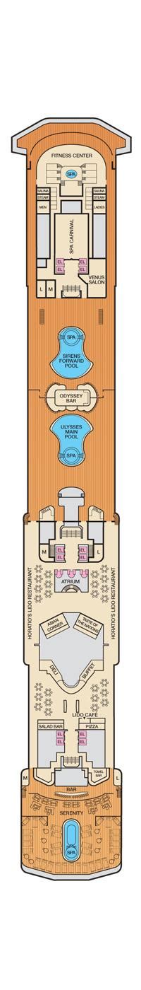 Carnival Miracle Deck Plans