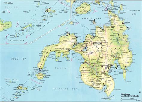 Mindanao And Islands Map - MapSof.net