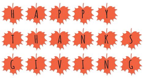 Happy Thanksgiving Banner - 12 Free PDF Printables | Printablee