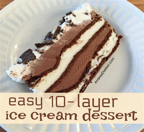 Easy 10-Layer Ice Cream Cake | Andrea Dekker