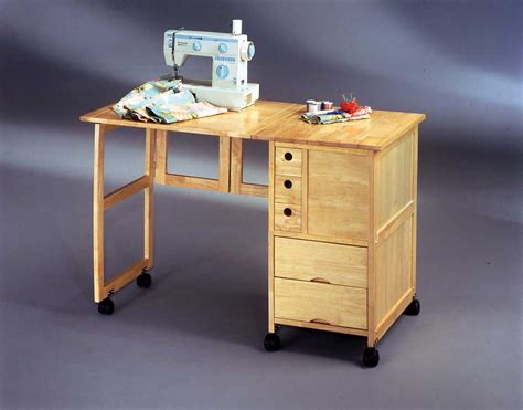 Home Styles Portable Sewing and Storage Table - Natural 88-5924-93 at ...