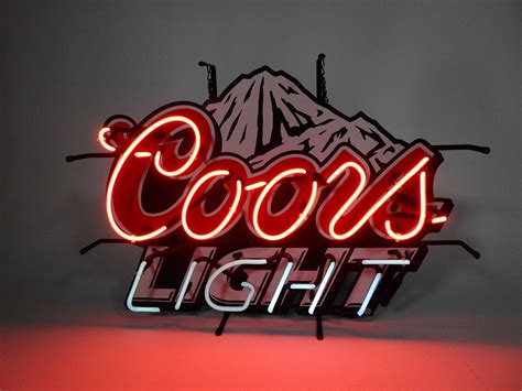 COORS LIGHT NEON SIGN