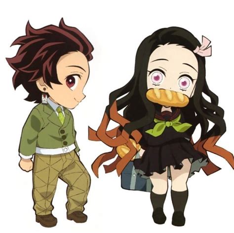 Tanjiro and nezuko chibi | Chibi, Anime chibi, Slayer anime