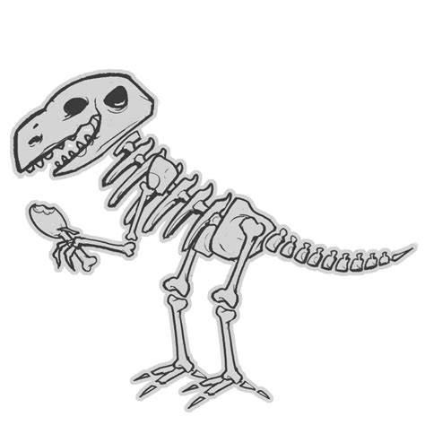 Dinosaur skeleton by YoBarte on DeviantArt