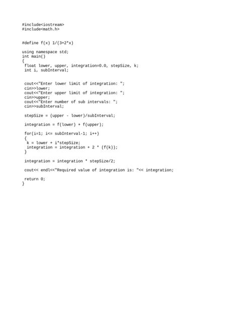 Trapezoidal | PDF