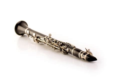 Premium Photo | Black clarinet isolated on white