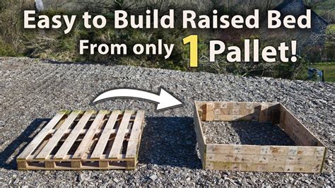 Raised Flower Beds From Pallets