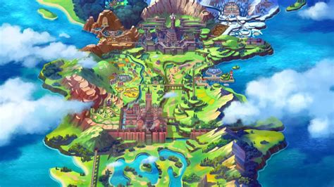 Pokémon regions from every game