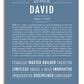 David | Name Art Print – Name Stories