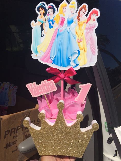 6 Disney princess centerpieces