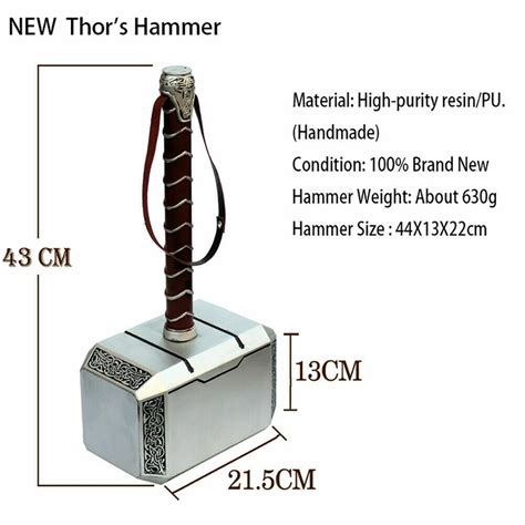 Marvel Thor Hammer Prop Replica By Museum Replicas Sideshow, 44% OFF