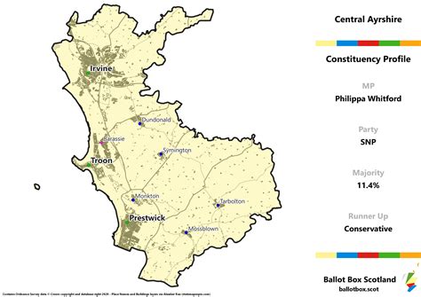 Central Ayrshire Constituency Map – Ballot Box Scotland