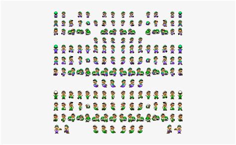 Download Luigi - Luigi Super Mario World Sprites - HD Transparent PNG ...