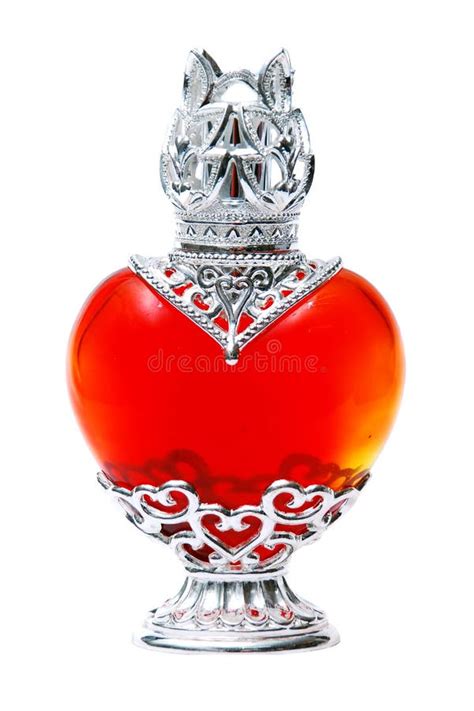 Red perfume bottle stock image. Image of object, wallpaper - 2596633