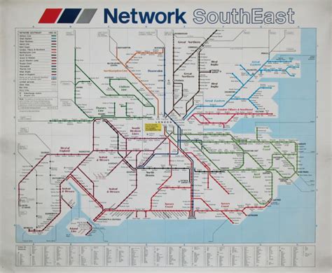 National Rail Map London - Map Of Counties Around London