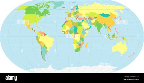 Political Map Of World Without Names - Gracia Georgeanne