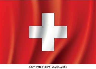 Swiss Flag Wind Effect Simulation Stock Vector (Royalty Free) 2233193355 | Shutterstock