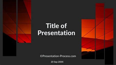 Flat Design Templates: PowerPoint Title Slide