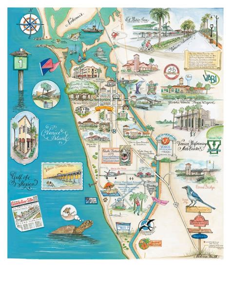 Map Of Venice Beach California Venice Beach Florida Map Ny County ...