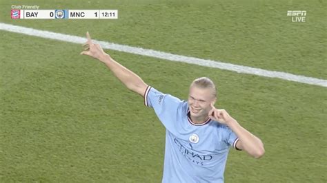 Watch: First Erling Haaland Manchester City Goal