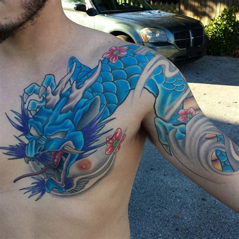 Blue Dragon Chest, Shoulder & Arm Piece