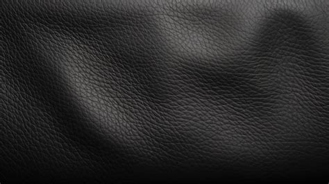 Premium AI Image | The black leather cover of a black leather jacket