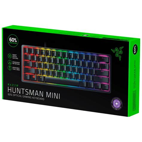 Razer Huntsman Mini 60% Gaming Mechanical Keyboard - Optical Purple ...