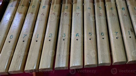 Kolintang or kulintang is a musical instrument 26162637 Stock Photo at ...