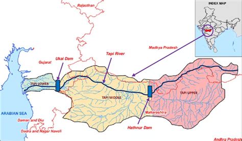 Tapi River System | Rivers of India - ENSEMBLE IAS ACADEMY