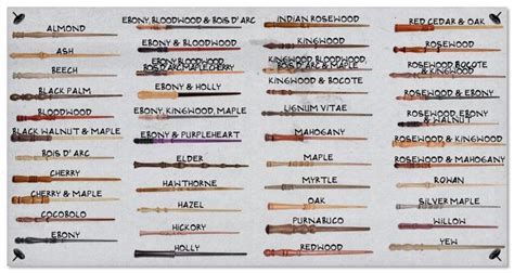 Based on looks alone and not on the type of wood. Which of these wands ...