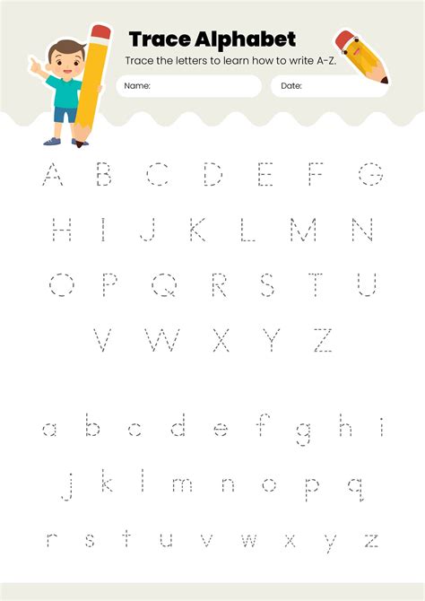 Alphabet Letters Patterns To Trace