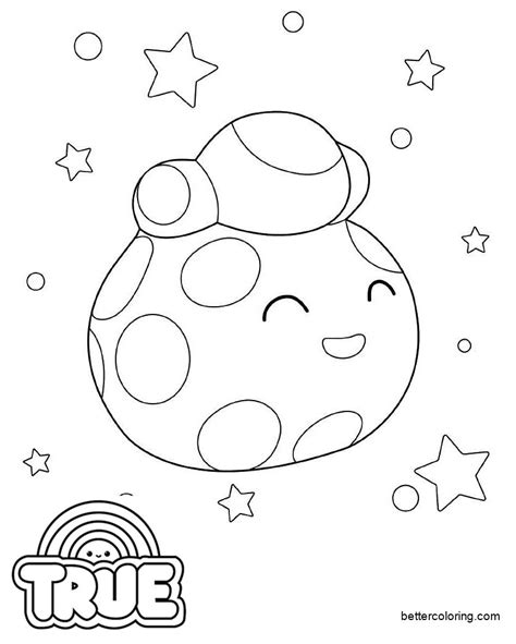 True and the Rainbow Kingdom Coloring Pages Hushabye - Free Printable ...