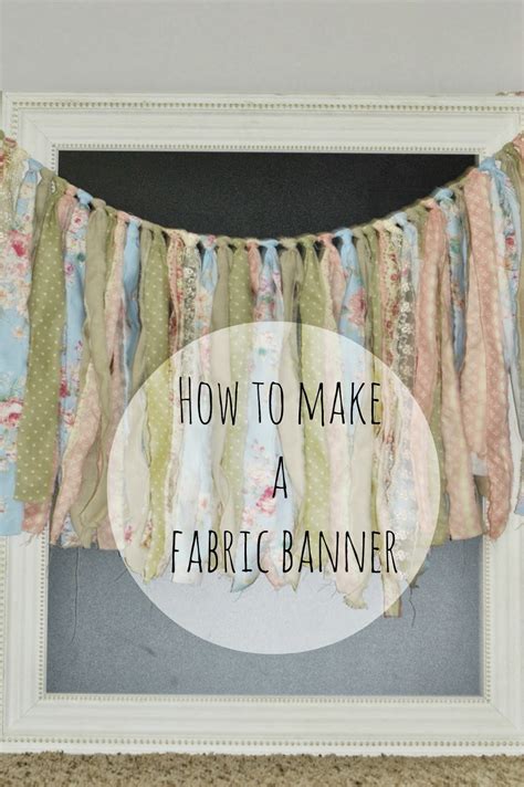 Imperfect Perfection : DIY Fabric Banner