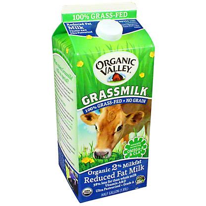 Organic Valley Grassmilk Grassfed Milk Reduced Fat, 64 oz | Central ...