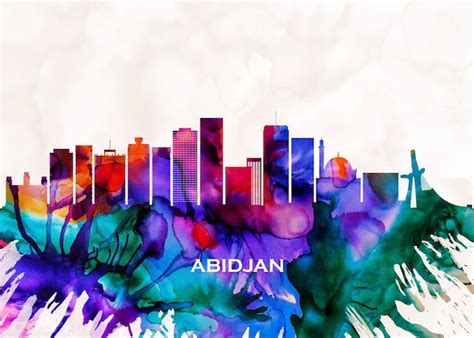 Premium Photo | Abidjan skyline