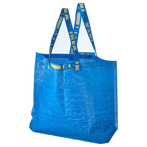 FRAKTA carrier bag, medium, blue, 45x18x45 cm/36 l - IKEA