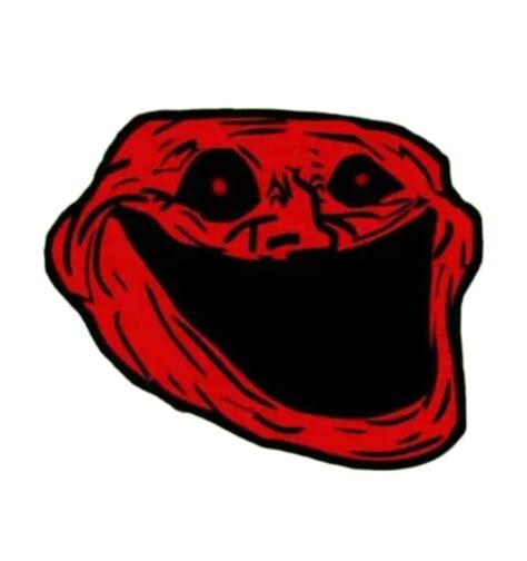 Red Troll Face Png Image