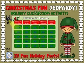 25 ++ christmas themed jeopardy categories 610276-Christmas themed ...