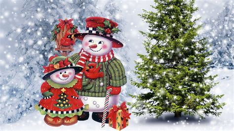 Christmas Snowman Wallpapers - Wallpaper Cave