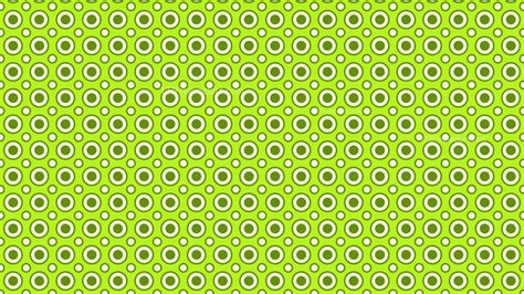 Green Seamless Circle Pattern Vector