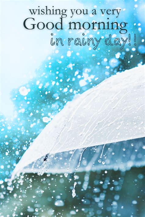 Wishing you a very Good Morning -in rainy day!! | Good morning rain ...