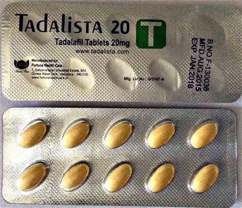 Buy Tadalista (Tadalafil) Soft Gelantin Capsules 20mg Online!