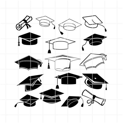 Graduation Cap SVG. Graduation Cap Png. Graduation Cap Cut File ...