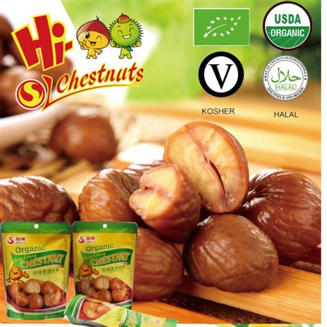 Packaged Nuts And Snacks Organic Roasted Chestnuts, High Quality ...