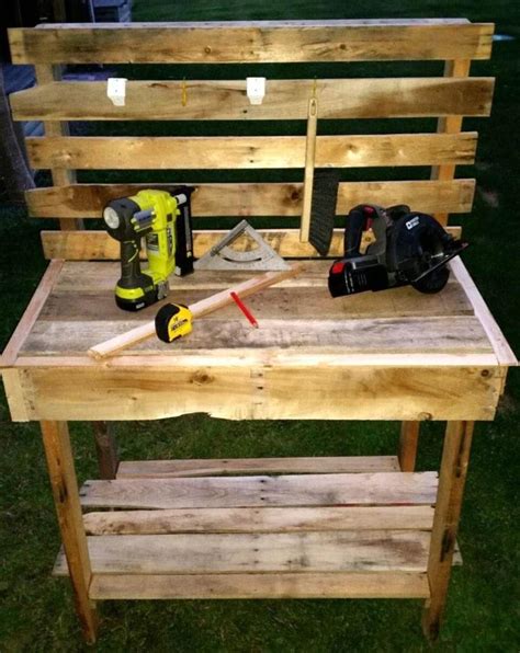 Pallet Potting Bench Step By Step Easy Pallet Ideas