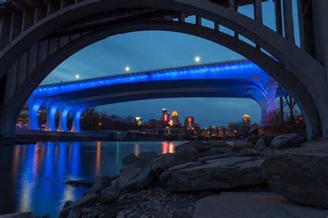 I 35W Saint Anthony Falls Bridge Minneapolis, MN Minnesota Photography ...